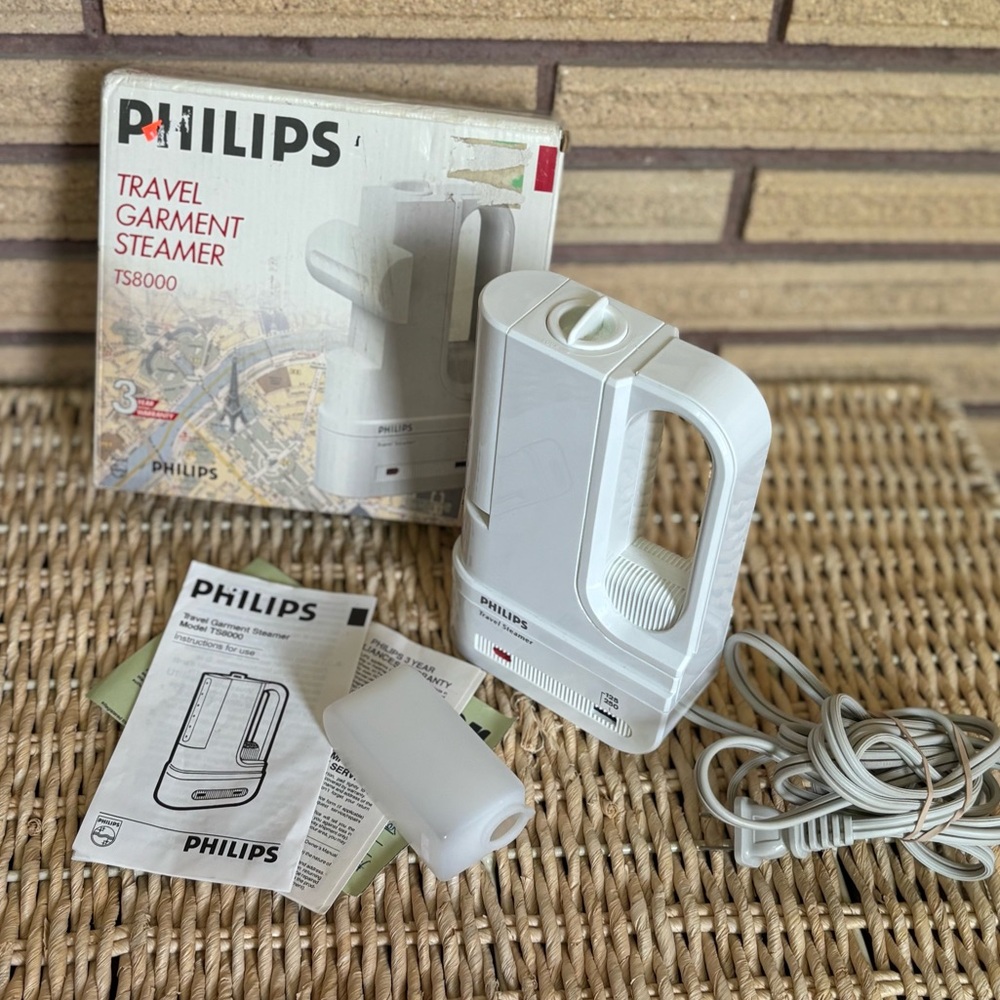 80/90's Philips Travel Garment Steamer - TS8000 Steamer - Clothes Steamer